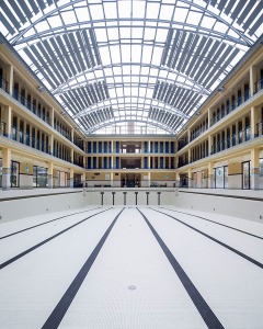 Piscine Pailleron - Paris 19èmearchitecture photographie arnaud chochon piscine vide france